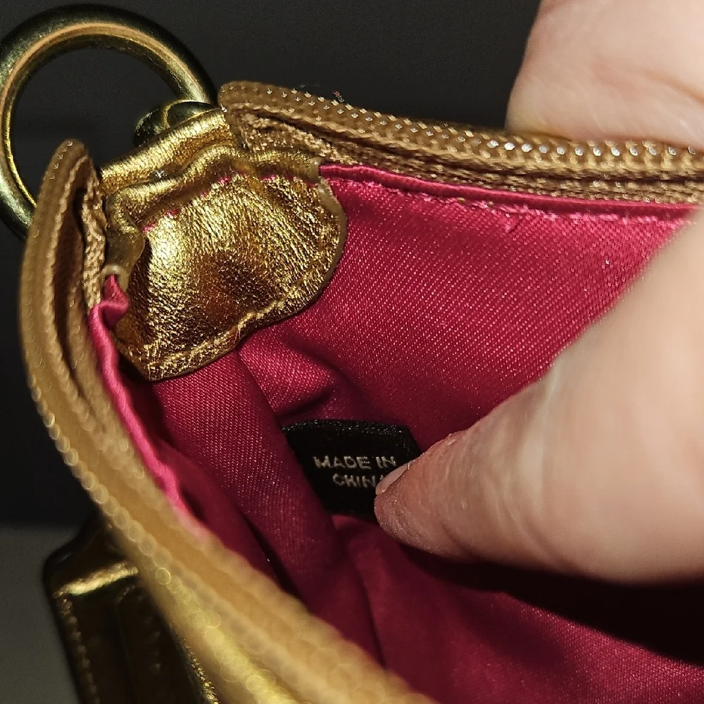 Coach NWOT Legacy Multicolor Striped Crossbody Bag with Gold Accents - Picture 8 of 9